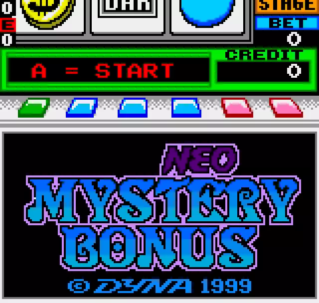 Image n° 1 - screenshots  : Neo Mystery Bonus